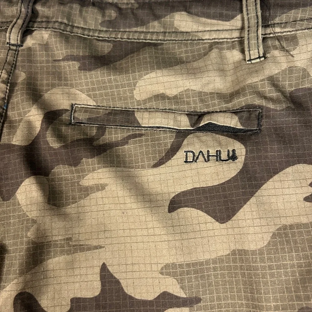 Dahui Hybrid Shorts Mens 34 Camo Ripstop Board Shorts Camouflage Cargo Surf